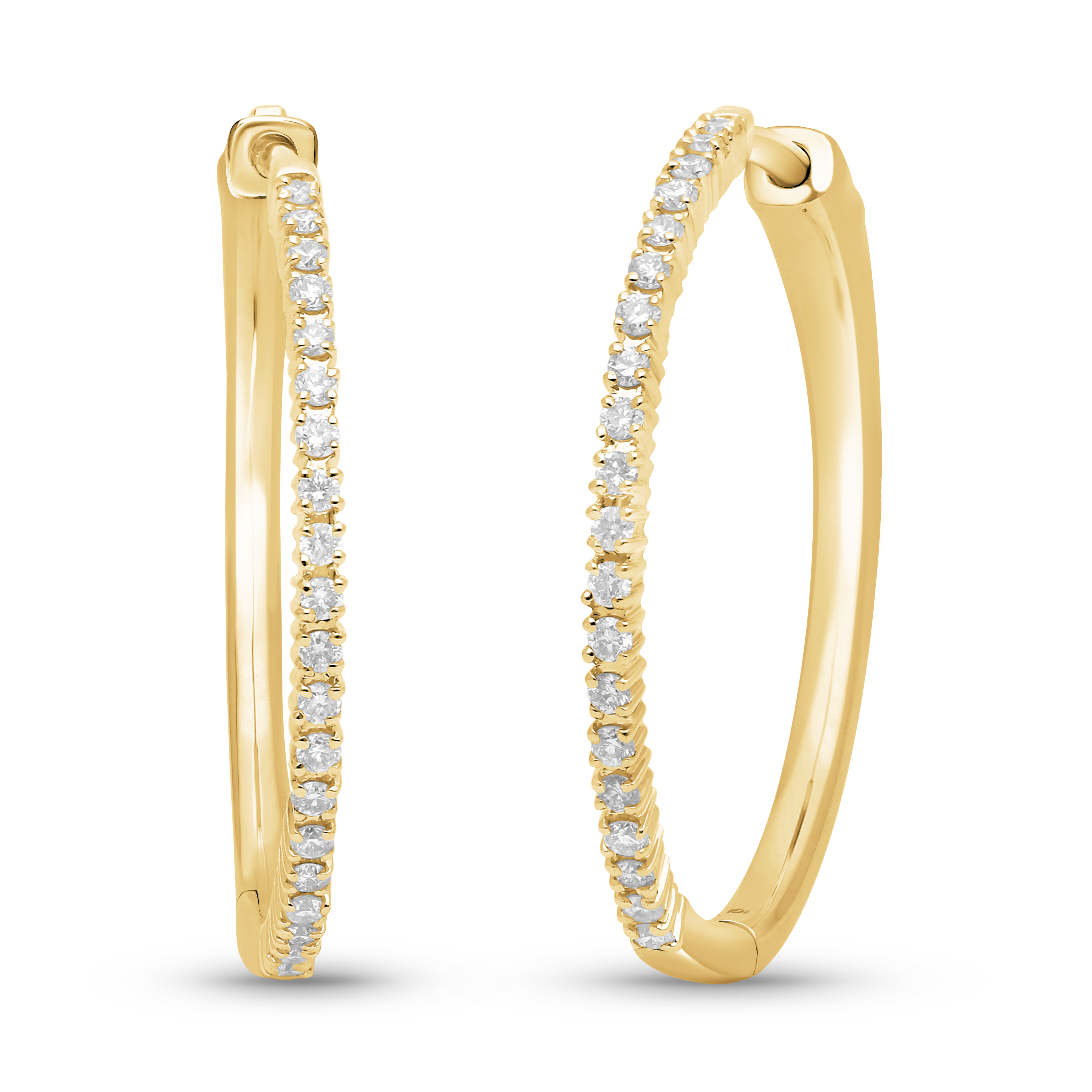 Diamond Veil Hoops
